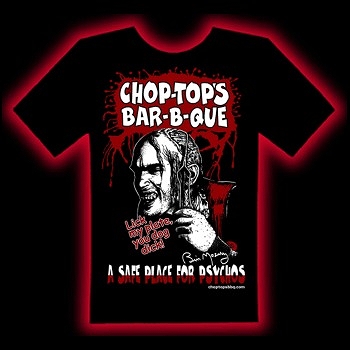 #355 CHOP-TOP'S BBQ DOG DICK Tシャツ (size M)