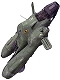 【お取り寄せ終了】マシーネンクリーガー/ 傭兵軍 反重力装甲戦闘機 ファルケ Pkf.85 1/20 プラモデルキット