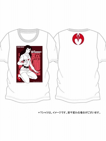 アニメアイドルTシャツコレクション/ ブロッカー軍団マシーンブラスター: 北条ゆか T-shirts (size S/ RED)
