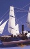 【お取り寄せ終了】大型帆船/ no.10 黒船（サスケハナ） 1/150 プラスチックキット