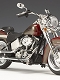 HARLEY-DAVIDSON/ SOFTTAIL DELUXE 2009 1/12 RED HOT SUNGLO / SMOKEY GOLD ver