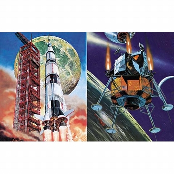 【お取り寄せ終了】アポロシリーズ/ no.02 アポロサターンロケット＋月着陸船