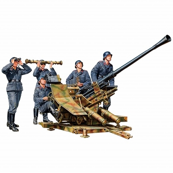 1/35 MM/ ドイツ 370mm 対空機関砲37型 クルーセット