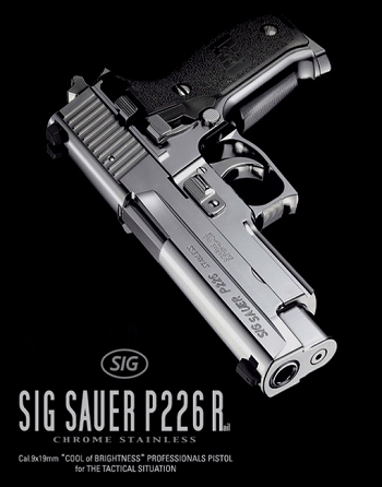 SIG SAUER/ SIG P226R クロームステンレス ガスガン