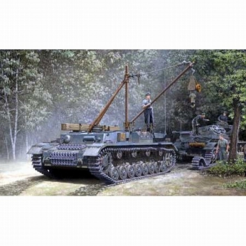 【お取り寄せ終了】トランペッター・ミリタリーキット/ 1/35 ドイツ軍 ベルゲパンツァーIV 戦車回収車 プラモデルキット