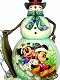 エネスコ ディズニー・トラディションズ/ クリスマス: ミッキーとミニーの雪だるまとソリ