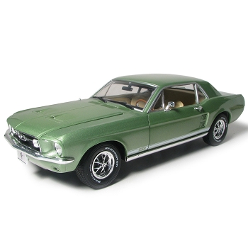 MASCLE CAR GARAGE/ FORD MUSTANG COUPE 1/18 1967 SPRINGTIME YELLOW ver