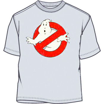 ゴーストバスターズ/ ゴーストバスターズ レトロ ロゴ Tシャツ (サイズ M/ グレイ) - イメージ画像