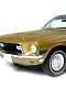 MASCLE CAR GARAGE/ FORD MUSTANG 1/18 1968 HIGHT COUNTRY SPL GOLD ver