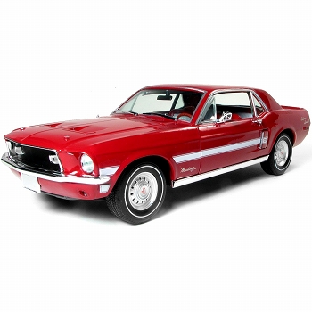 MASCLE CAR GARAGE/ FORD MUSTANG 1/18 1968 HIGHT COUNTRY SPL RED ver