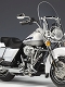 HARLEY-DAVIDSON/ FLHR ROAD KING 2009 1/12 WHITE GOLD PEARL / PEWTER PEARL ver