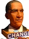 オバマ大統領 "CHANGE" バスト バンク