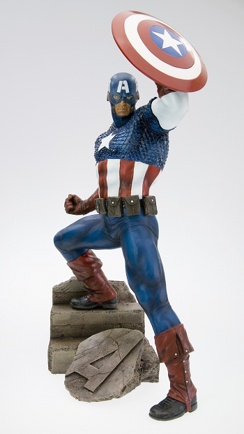 CAPTAIN AMERICA/ スティーブ・ロジャース as キャプテン・アメリカ ファインアートスタチュー