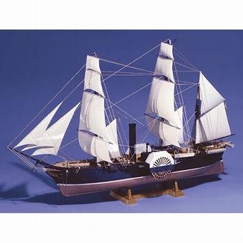 【お取り寄せ終了】大型帆船/ 黒船（サスケハナ） 1/150 プラモデルキット