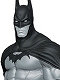 バットマン/ バットマン ブラック＆ホワイト スタチュー: バットマン アーカム・アサイラム