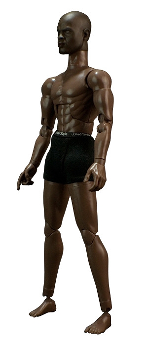 【再生産】オメガ/ 男性素体 12インチ アクションフィギュア アフリカン・アメリカン ver - イメージ画像