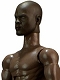 【再生産】オメガ/ 男性素体 12インチ アクションフィギュア アフリカン・アメリカン ver