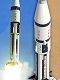 【お取り寄せ終了】アポロ7号 サターン1B型ロケット 1/400