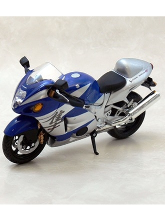 【お取り寄せ終了】【再生産】1/12 ダイキャストバイク/ SUZUKI GSX 1300R 1/12 ハヤブサ ブルー ver