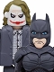 キューブリック/ DCコミック 75周年記念: ザ・ダークナイト バットマン＆ジョーカー 2PK
