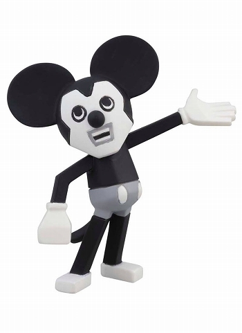 【お取り寄せ終了】ウルトラディテールフィギュア(UDF)/ キュービックマウス: ミッキーマウス 白黒 ver