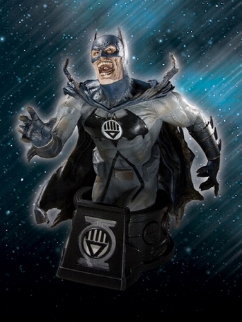 ヒーローズ・オブ・ザ・DCユニバース/ ブラッケストナイト: ブラックランタン as バットマン バスト - イメージ画像