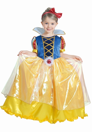 ディズニー/ 白雪姫: 白雪姫 デラックス 子供用 コスチューム S - イメージ画像