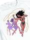 DCキャラクター/ ワンダーウーマン トランスフォーメーション アダムヒューズ Tシャツ (サイズ M/ ホワイト)