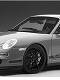 【お取り寄せ終了】シグネチャーシリーズ/ ポルシェ 911 (997) GT3 RS シルバー/オレンジストライプ 1/12: 12119