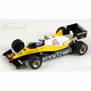 【お取り寄せ終了】ルノー RE40 1983年 フレンチGP 優勝 #15 ドライバー: A.Prost 1/43: S1706