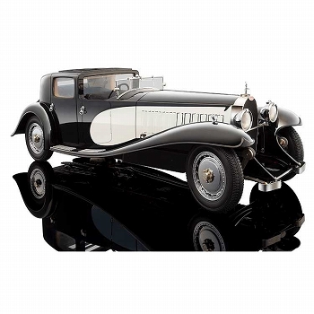 【お取り寄せ終了】バウアー/ ブガッティ ロワイヤル Coupe de Ville タイプ41 1930年 1/18 ホワイト/ブラック ver: 3293J6