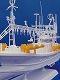 【お取り寄せ終了】漁船/ no.03 イカ釣り漁船 1/700 プラモデルキット