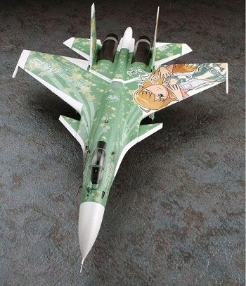 【お取り寄せ終了】エースコンバット6/ Su-33 フランカーD "アイドルマスター" 星井美希 1/72 プラモデルキット: SP290