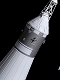【お取り寄せ終了】NASA アポロ9号 CSM 司令船/機械船 with 打ち上げ脱出システム＆月着陸船アダプタ 1/400