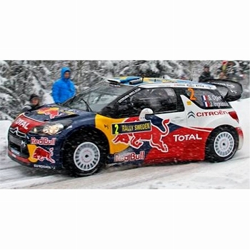 シトロエン/ DS3 WRC 2011 スウェーデンラリー 4位 #2 S.Ogier/J. Ingrassia 1/43: S3301