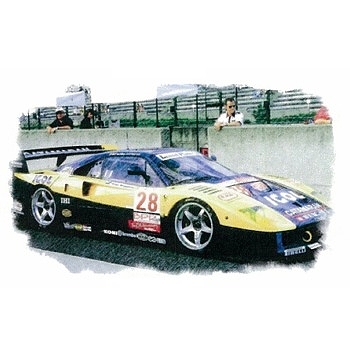 フェラーリ/ F40GTE "IGOL" 鈴鹿1000km 1996 no.28 1/43: EM176C