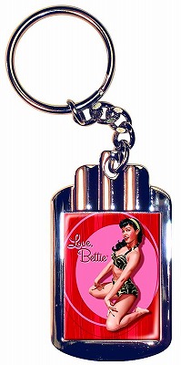 BETTIE PAGE HOT ROD KEYCHAIN/ MAY110062