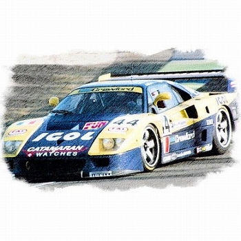 【お取り寄せ終了】フェラーリ/ F40 GTE "IGOL - Ennea" #90001 1/43 ルマン 1996 no.44 A.オロフソン/L.デッラ•ノーチェ/C.ローゼンブラッド: EM03