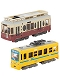 Bトレインショーティー/ 路面電車 9000形（ブラウン）＆7000型（旧塗装） プラモデルキット