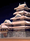 【お取り寄せ終了】松本城 1/150 木製キット