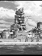 ウォーターライン エッチングパーツ/ 日本海軍戦艦 長門 屈曲煙突専用甲板シート＆エッチングセット 1/700 プラモデルキット