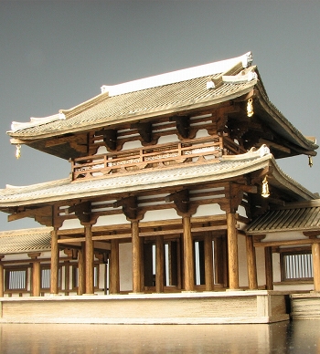 【お取り寄せ終了】法隆寺 中門 回廊付属 1/100 木製キット