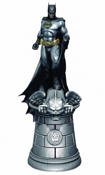 DCスーパーヒーロー チェス フィギュアコレクションマガジン/ #1 バットマン as ホワイトキング