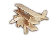 【お取り寄せ終了】動く木製3Dパズルキット/ P250 三葉機