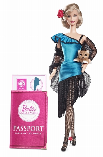 BARBIE（バービー）/ ピンクレーベル: バービー ドール・オブ・ザ・ワールド アルゼンチン: W3375