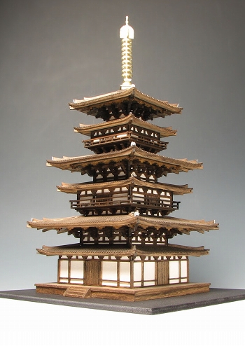 【お取り寄せ終了】 薬師寺 東塔 1/100 木製キット