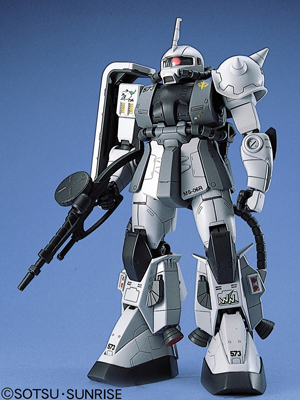 【お取り寄せ終了】MG/ 機動戦士ガンダム: MS-06R-1 ザクII シン・マツナガ大尉機 1/100 プラモデルキット