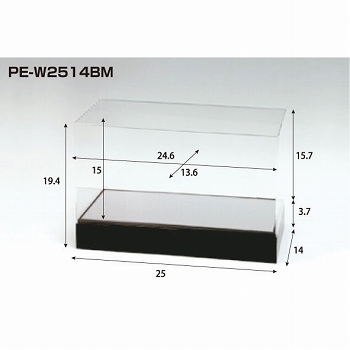 Pedestal（ペデスタル）/ UVカットアクリル コレクションケース PE-W2514BM