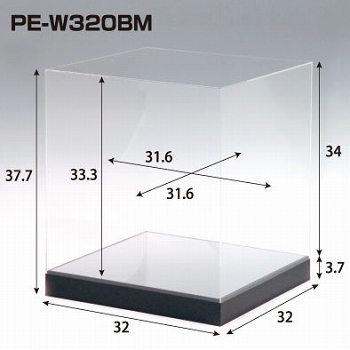 Pedestal（ペデスタル）/ UVカットアクリル コレクションケース PE-W320BM