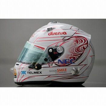 F1/ 小林可夢偉 1/8 ヘルメット 2011年 前期型